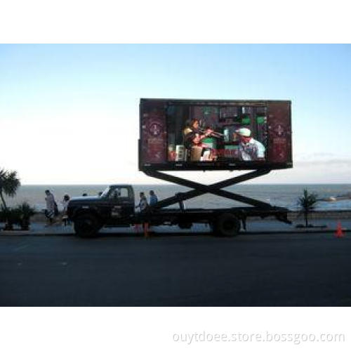 Anti - shock p16 Truck Mounted LED Screen , Mobile led scre
